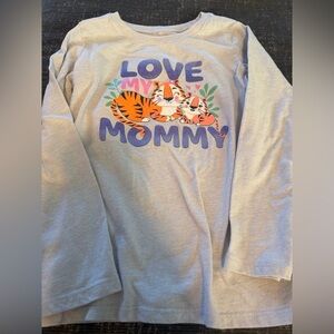 The Children's Place Gray 'Love Mommy' Long Sleeve Tee